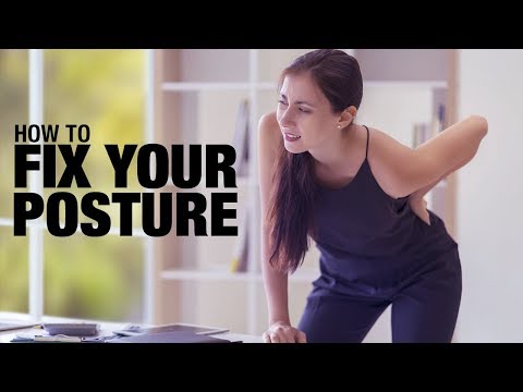 How To FIX YOUR POSTURE | Forward Neck | Slumped Shoulders | Pelvic ...