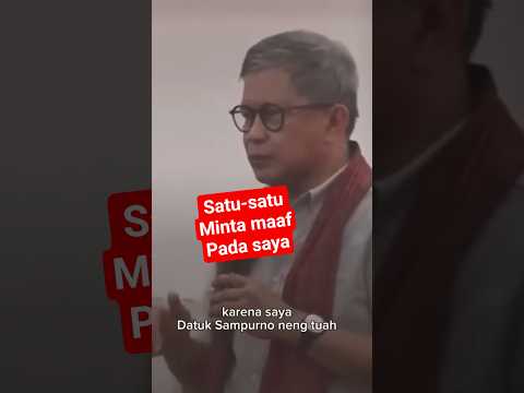 Rocky Gerung : Saya Datuk Sampurno neng Tuah #rockygerung #shorts