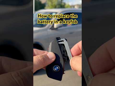 How to Change a Dead BMW Key Fob Battery In 30 Seconds