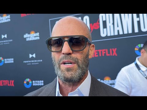 Jason Statham BACKS Crawford to BEAT Canelo! Picks Fury to beat AJ!