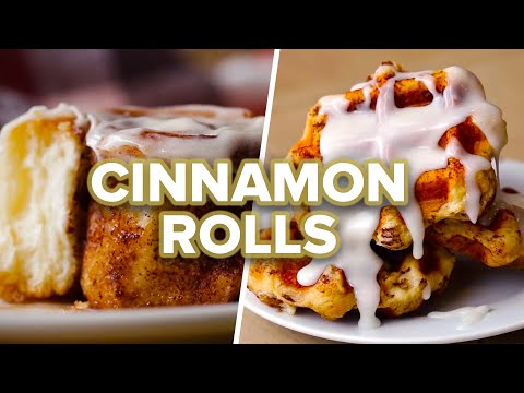 Cinnamon Rolls 4 Ways