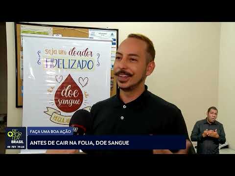 Antes de cair na folia, doe sangue Antes de cair na folia, doe sangue