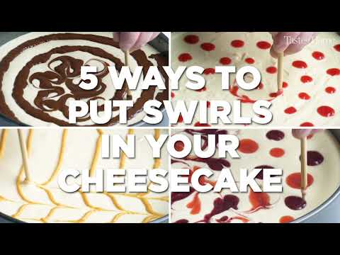 5 Ways to Put Swirl in Your Cheesecake