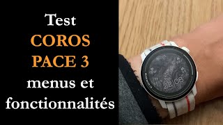 Vido-Test : Test COROS PACE 3 : bien plus que de l'entre de gamme