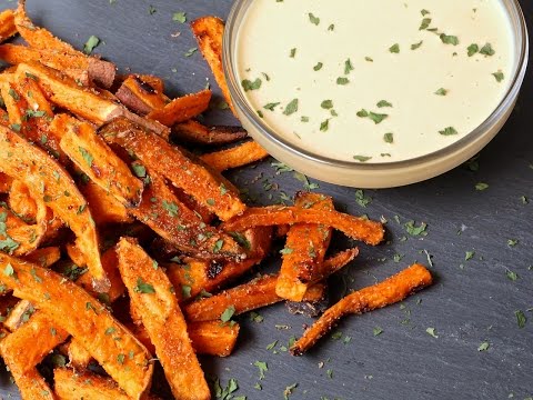 Smokey Baked Sweet Potato Fries + BBQ Honey Mustard  Sauce - UCubwl8dqXbXc-rYE8MOSUnQ