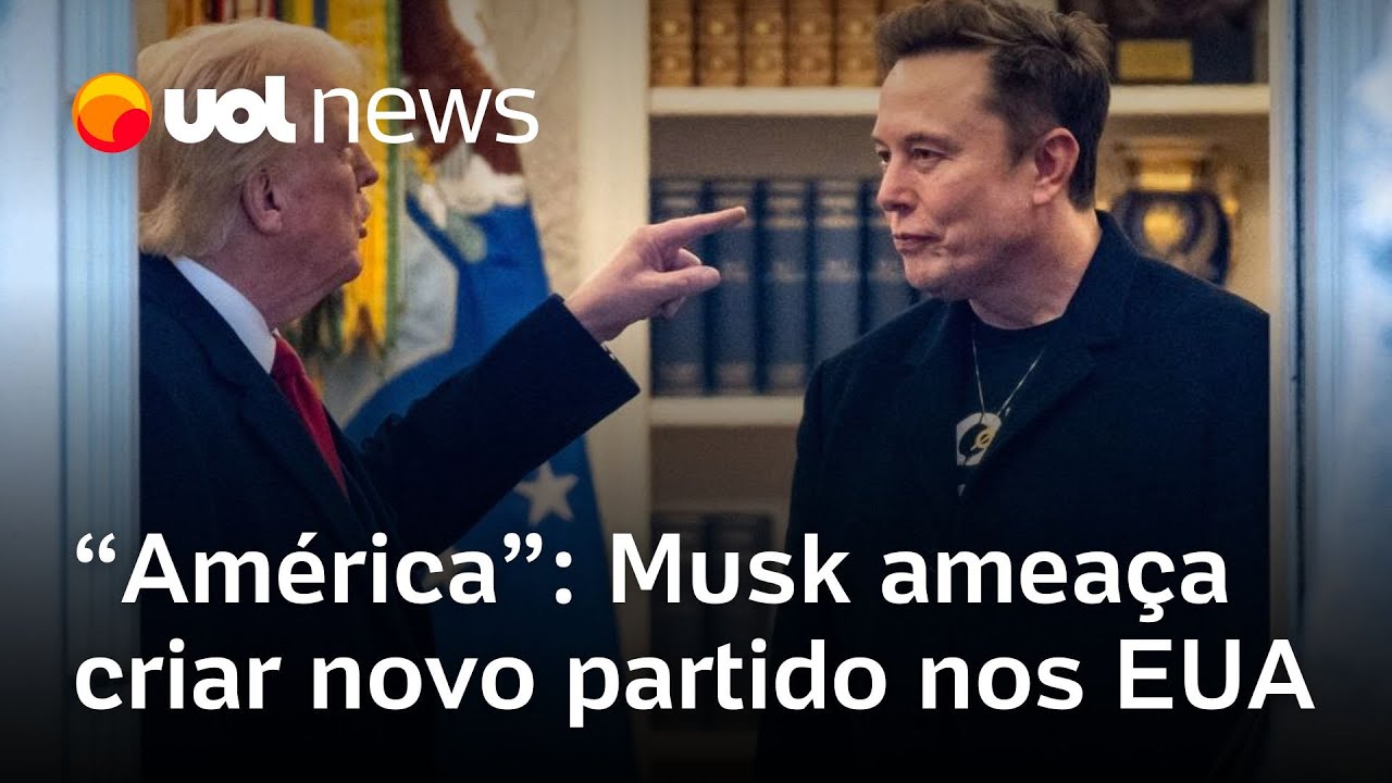 Elon Musk ameaça fundar novo partido político nos EUA após megapacote orçamentário de Trump