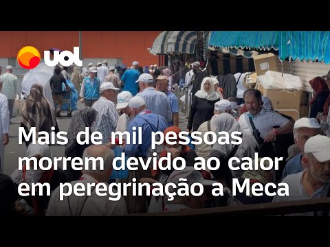 Peregrinação a Meca: Mais de mil pessoas morrem por conta do calor; temperatura passa de 51ºC