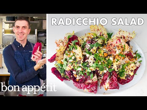Chris Makes Hot Honey Radicchio Salad | From The Test Kitchen | Bon Appétit