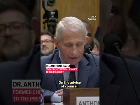 Fauci invokes Fifth Amendment and declines to testify in Senate panel's COVID-19 hearing
