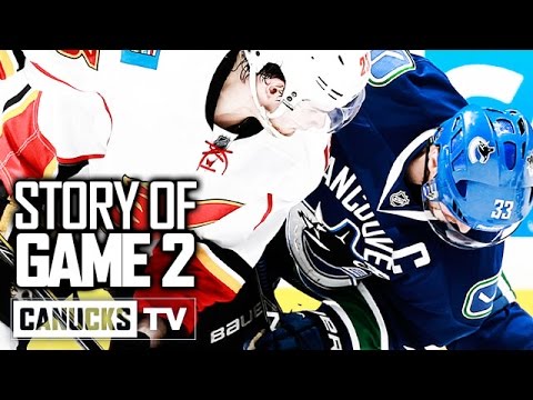 Canucks vs Flames - The Story of Round 1 Game 2 video clip