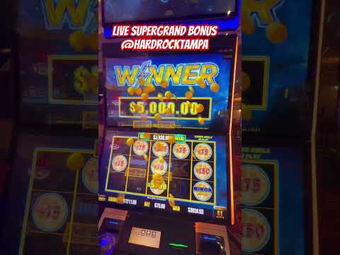 LIVE SUPERGRAND BONUS FEATURE @hardrocktampa