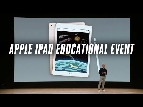 Apple 2018 iPad education event in 11 minutes - UCddiUEpeqJcYeBxX1IVBKvQ