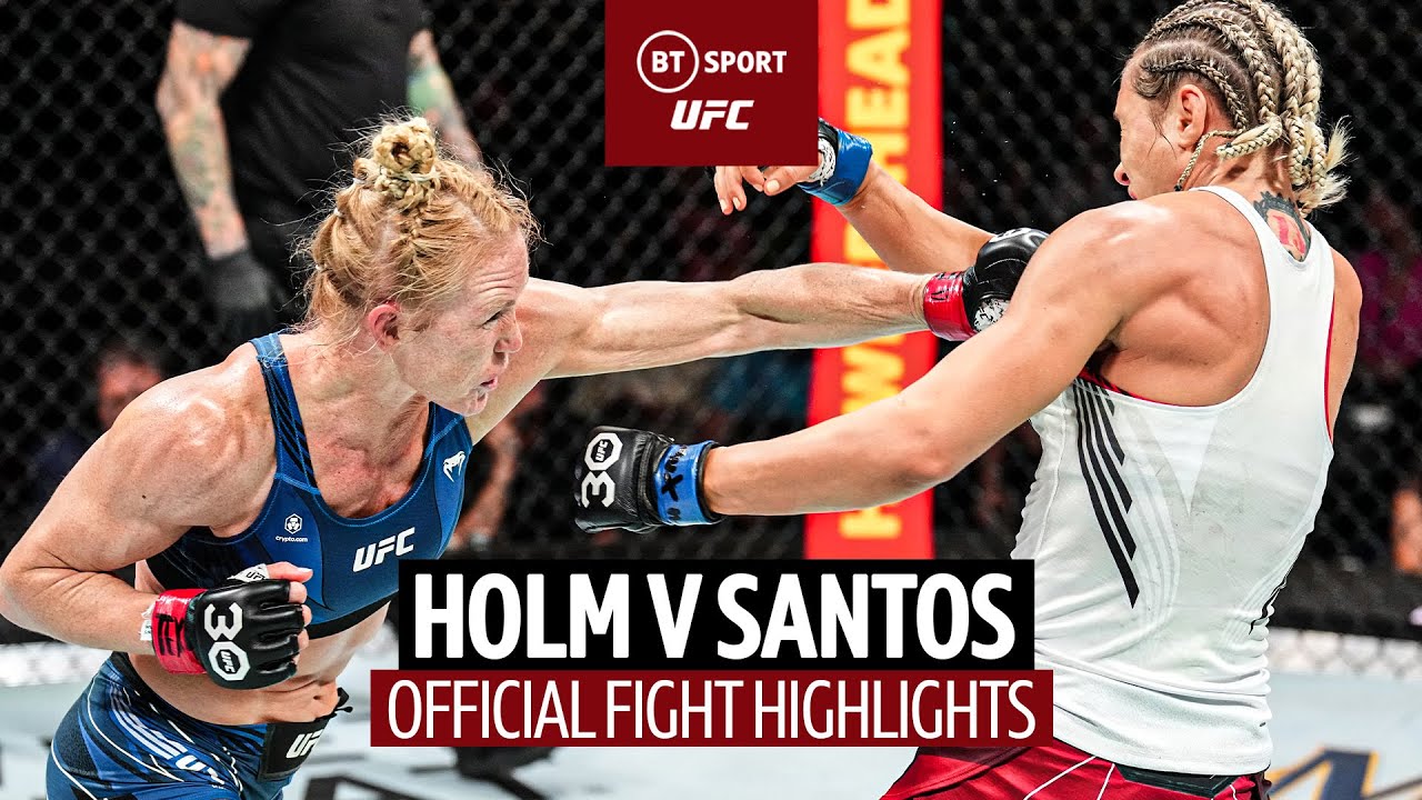 A dominant display from Holm! Holly Holm vs Yana Santos | Official UFC Fight Highlights