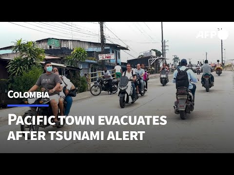 Colombians evacuate Pacific town after tsunami warning | AFP