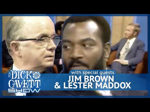 Jim Brown and Lester Maddox Debate Segregation video clip