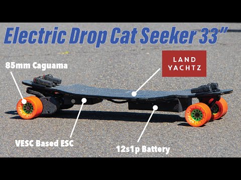 How to Build a DIY Electric Skateboard *Electric Landyachtz Drop Cat Seeker 33 V2