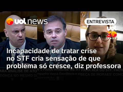 STF: falta de capacidade de tratar crise cria sensação de que problema só aumenta, diz professora