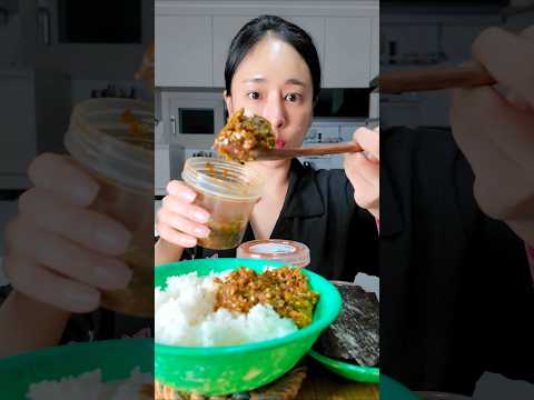 야식먹방.땡초다대기에 밥비벼서 집밥 <strong>먹방</strong> #mukbang