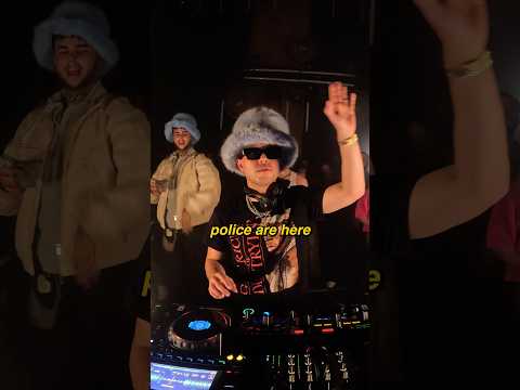 The POLICE tried to shut down our party