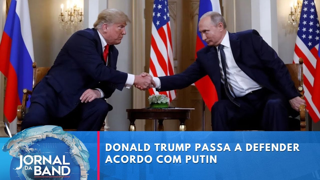 Donald Trump passa a defender acordo com Putin | Jornal da Band