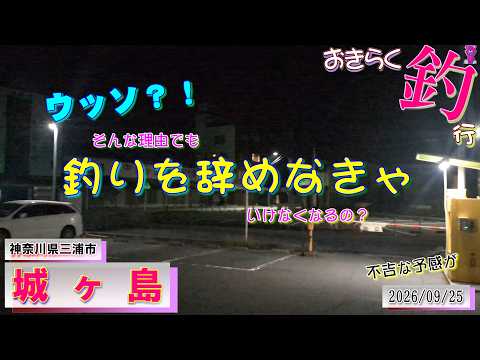 【#城ヶ島】#おきらく釣行【2026/09/25】