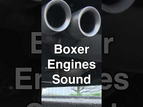 How Boxer Engines Work (In 60 Seconds)