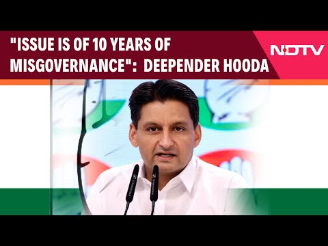 Haryana Election | Congress MP Deepender Hooda Criticizes BJP for Derailing Haryana's Progress