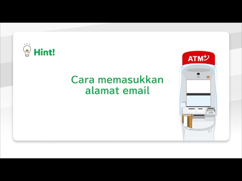 Cara memasukkan alamat email