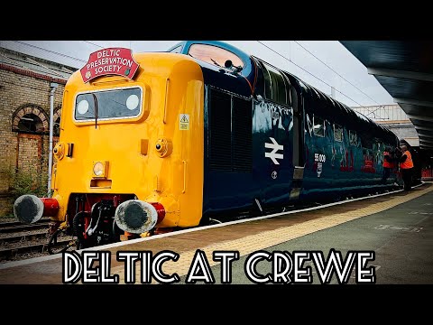 Action from Tuesday 28/3/23 and Friday 31/3/23 Featuring Deltic 55009 “Alycidon” through Crewe