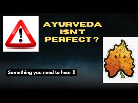 Is AYURVEDA really PERFECT 😳 ? Honest opinion by " BAMS STUDENT " 