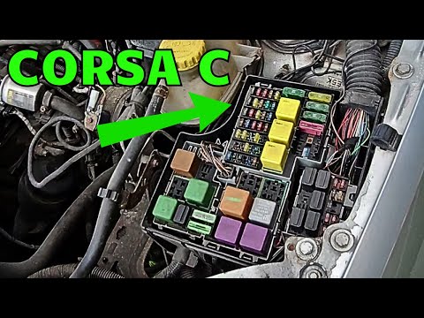 Where are the fuse boxes of the Opel Corsa C located? (With video)