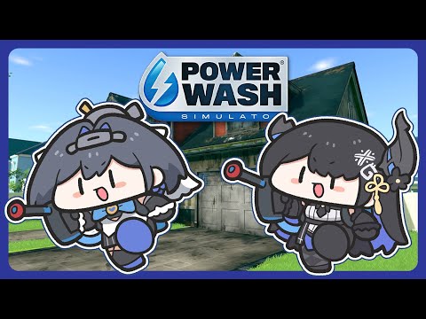 【PowerWash Sim】Crow and Raven go washing! 🎼