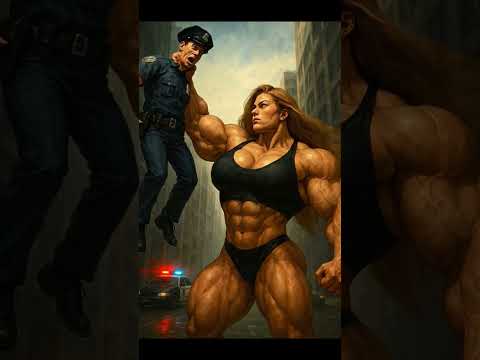 Giant Woman Holds Him! #musclewoman #strongwomen   #gym #fuerzafemenina #fitnessfemenino