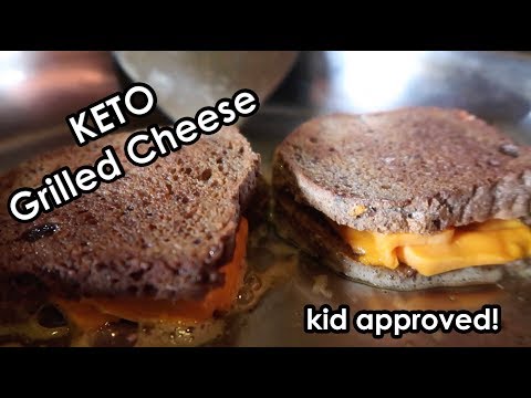 Keto Grilled Cheese Sandwich | kid friendly | grain free | low carb recipe