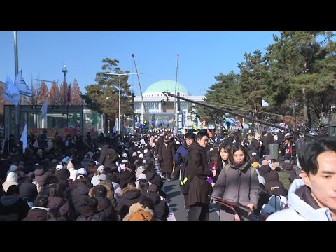 S.Korea: Protest outside National Assembly ahead of second vote to impeach President Yoon | AFP