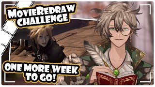 Drawing Cloud Strife from Advent Children - #MovieRedraw Challenge