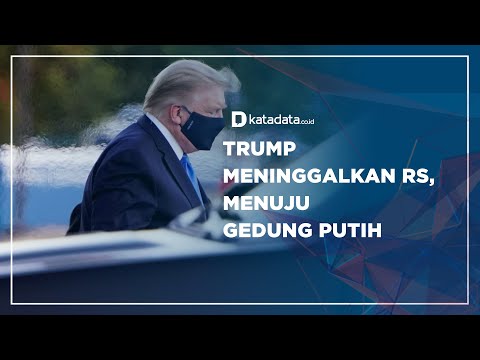 Trump Meninggalkan RS, Menuju Gedung Putih | Katadata Indonesia