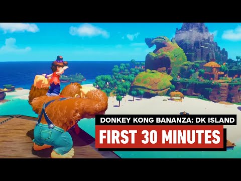 Donkey Kong Bananza: DK Island The First 30 Minutes