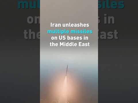 Iran unleashes multiple missiles on US bases in the Middle East