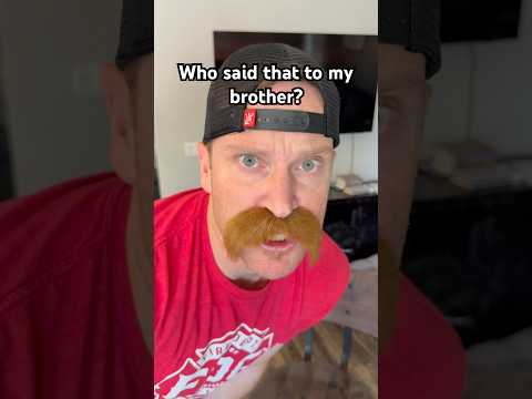 Meet My Brother #mustache #brother #compliments