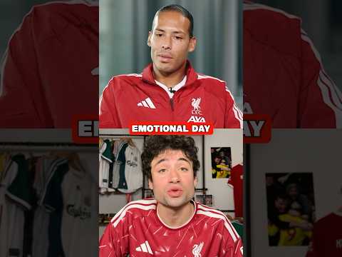 Van Dijk Speaking about the Emotional <strong>Day</strong> to <strong>come</strong>… 🥲💔