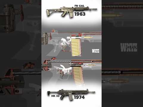 ACTION RIFLES: HK 33 ROLLER DELAY vs FN CAL GAS PISTON
