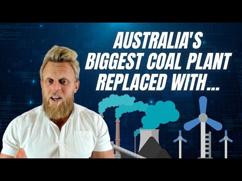 Australia turns off BIGGEST coal plant, replaced with wind farm & battery