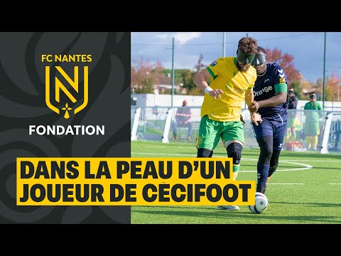 Fondation : une journée avec Maxime Sellier, joueur de Cécifoot au FC Nantes