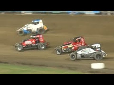 HIGHLIGHTS: USAC AMSOIL National Sprint Cars | Kokomo Speedway | Smackdown Night #1 | Aug. 25, 2022 - dirt track racing video image