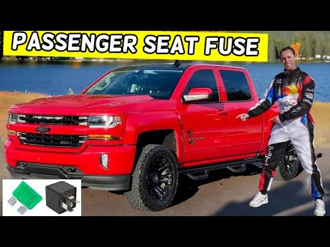 CHEVROLET SILVERADO PASSENGER SEAT FUSE LOCATION REPLACEMENT 2014 2015 2016 2017 2018 2019