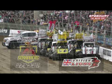Stratford Scrappers Vs Great British Lions - dirt track racing video image