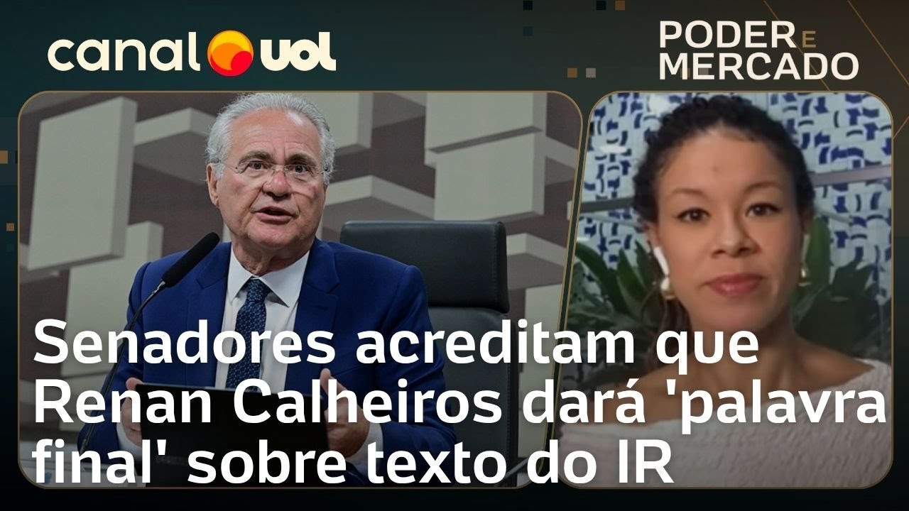 Senadores acreditam que Renan Calheiros vá apenas chancelar relatório de Lira sobre o IR