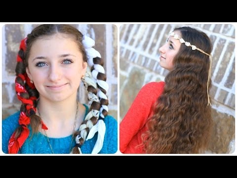 No-Heat Bandana Curls | Overnight Hairstyles - UC2LgZ_4GzSFQS-3a87_Jc6w