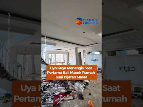 Uya Kuya Menangis Saat Pertama Kali Masuk Rumah Usai Dijarah Massa